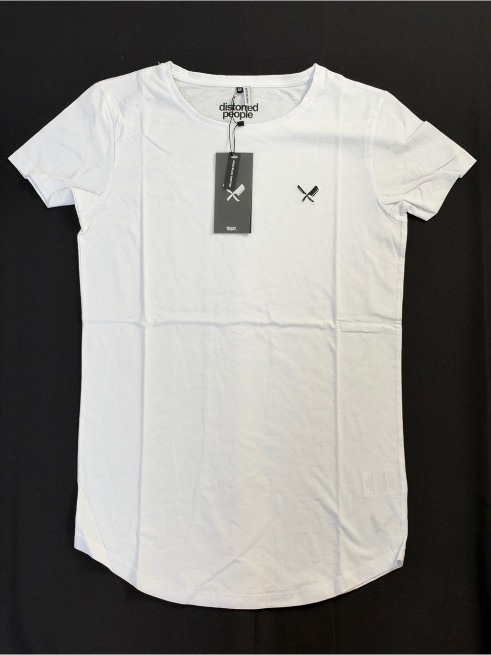 Men’s White Short-Sleeve Crewneck Tee